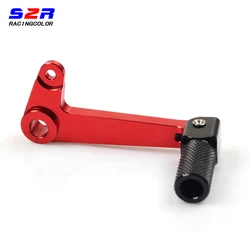 Enhanced Motorcycle Shift Pedal Assembly for Gearshift Remodeling and Upgrades (Red)