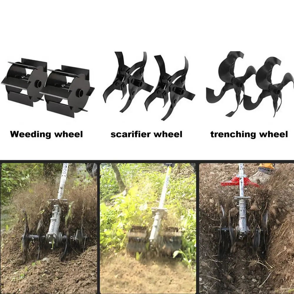 Description Picture 4 of itemGarden Rototiller Cultivator Precision Alloy Multi-purpose Weeding Eater Trimmer Rotary Cultivator Tool Hedge LawnmowerAccessory
