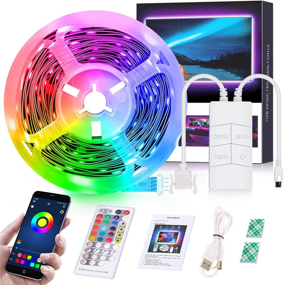

5V FPC RGB 5050 Strip Light Set Backlight With Usb Bluetooth App Control