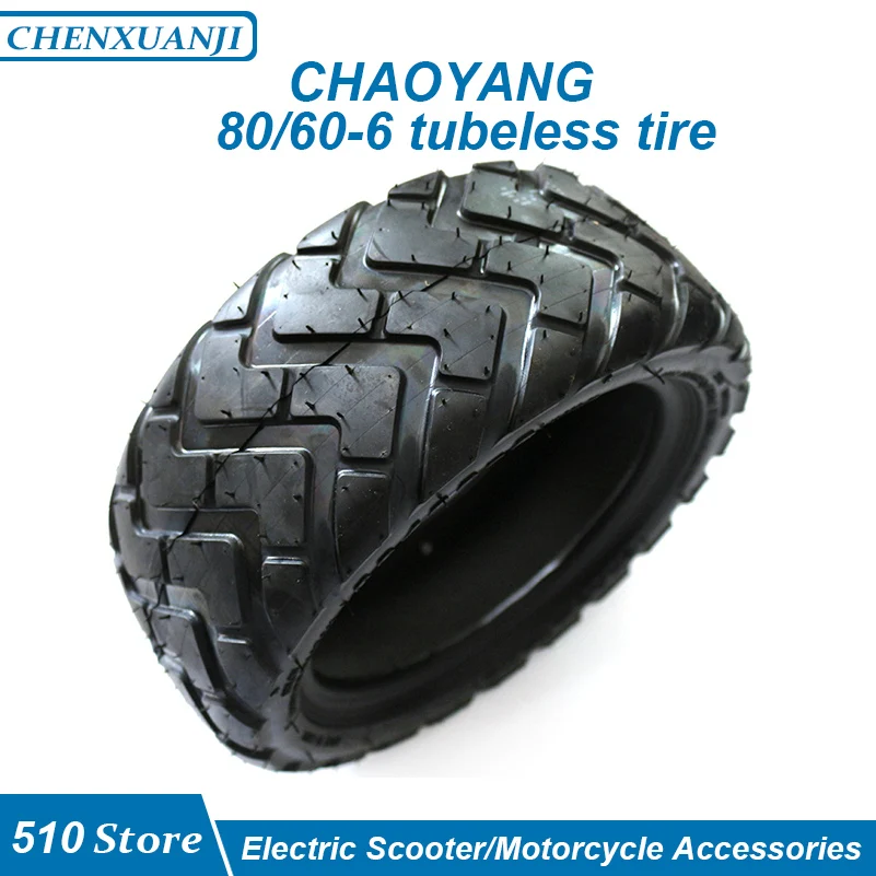 80/60 6 Vacuum Tubeless Tire for E Scooter Motor Electric Scooter Go