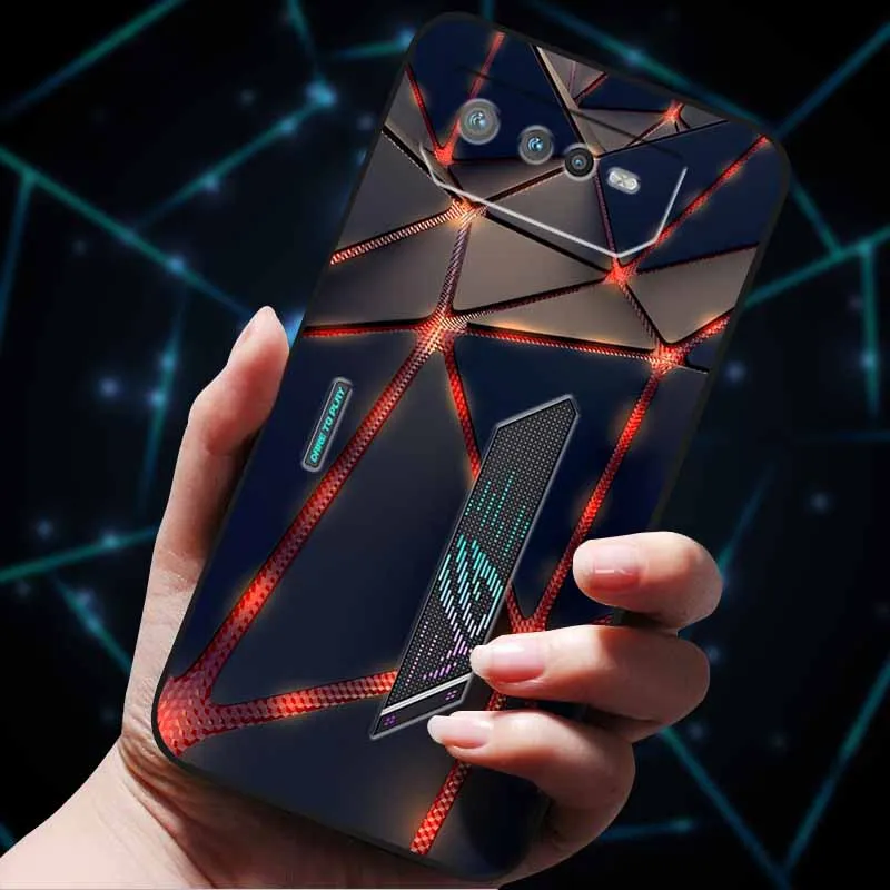 Fashion Soft TPU Silicone Back Case for Asus ROG Phone - Trendy Protective Phone Cover Bumper