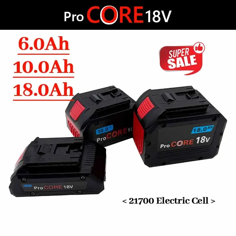 18V ProCORE 8000mAh for Bosch 18V Cordless Tool BAT609 BAT618 GBA18V80 21900 Replacement Battery-21700 Electric Cell