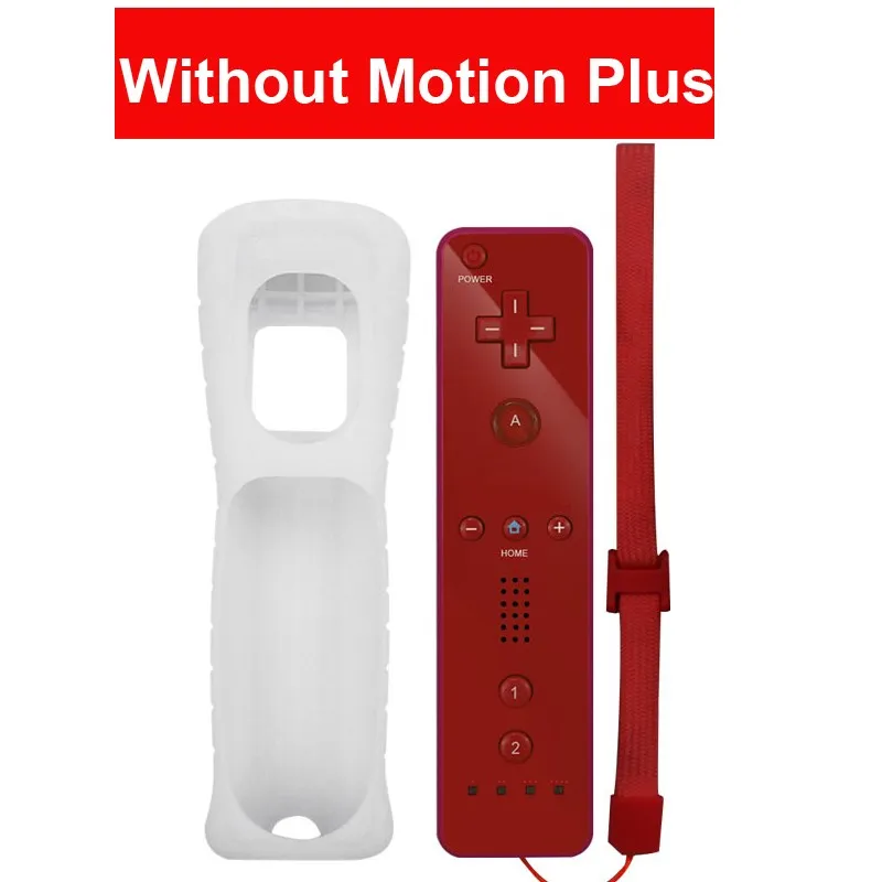 For Nintend Wii 2 in 1 Wireless Remote Gamepad Controller Without Motion Plus Remote Control Compatible Nintendo Wii Joystick 