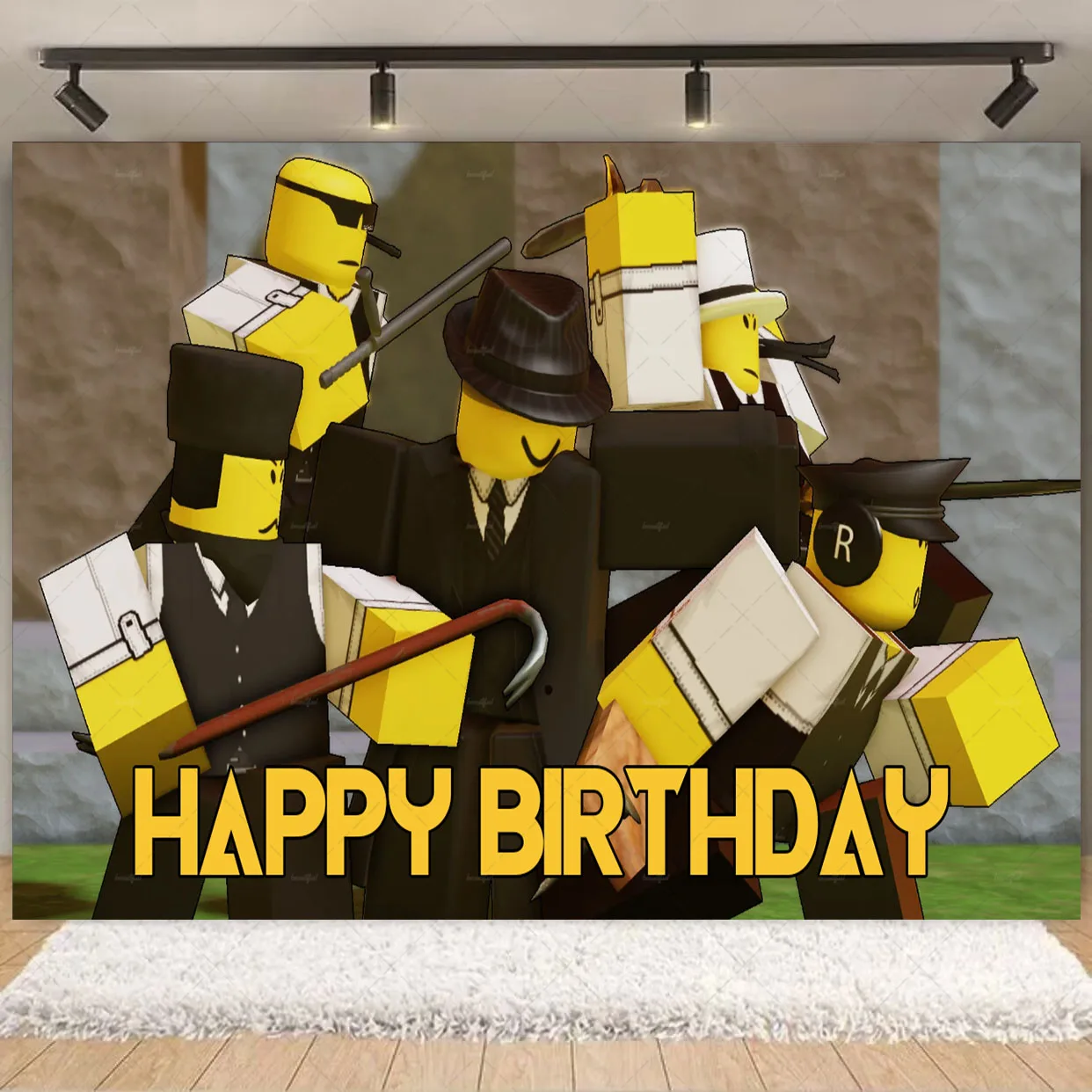 Forsakens&Chances Thema Spiel Party Dekoration Kind Geburtstag Lieferungen Cartoon Hintergrund Latex Ballon Set Kuchen Topper Banner Prop – Detail 12