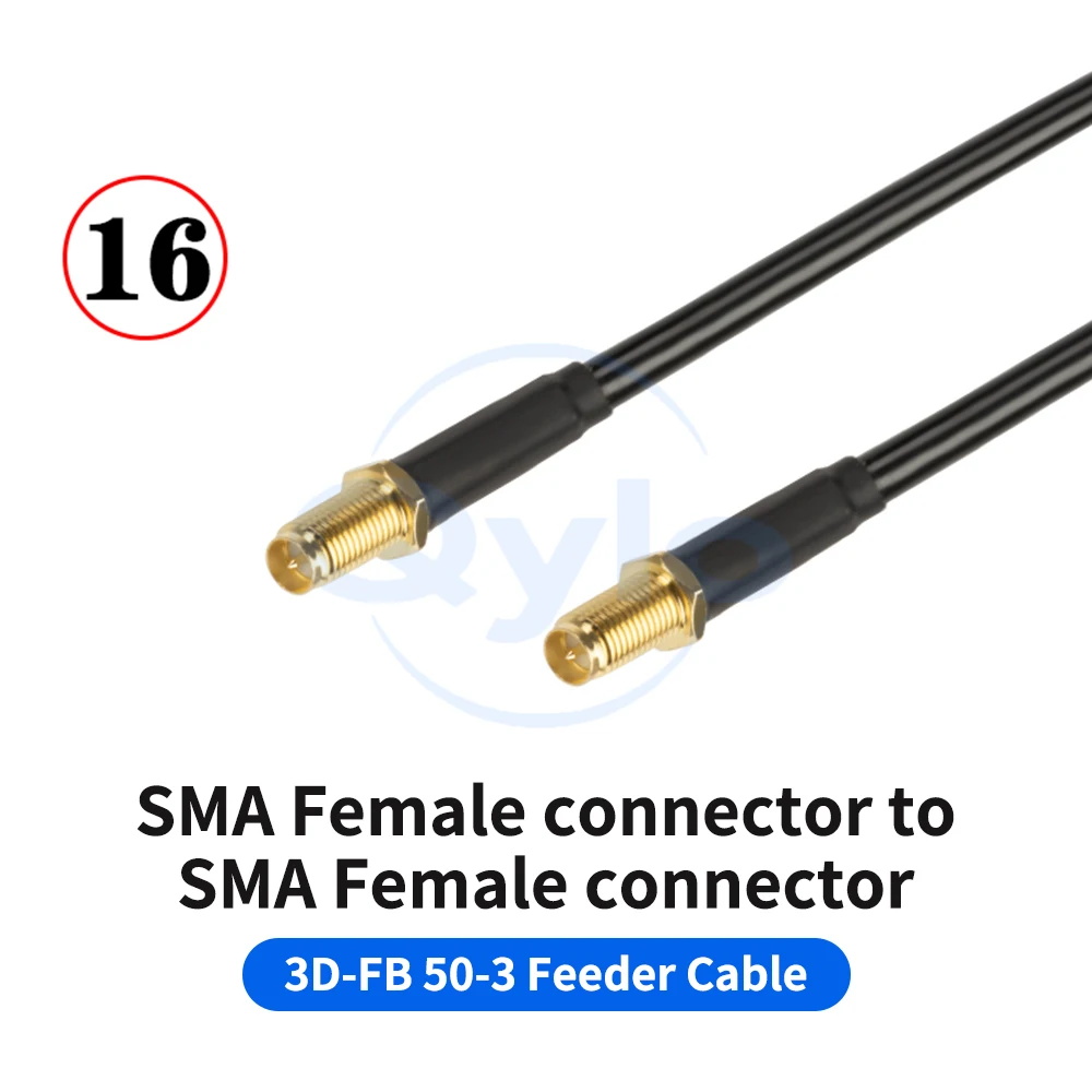 SMA auf BNC Stecker auf Buchse HF-Koaxialkabel 50-3 Verlängerungskabel BNC/SMA auf Radio-Adapterkabel (1 Stück) – Detail 11