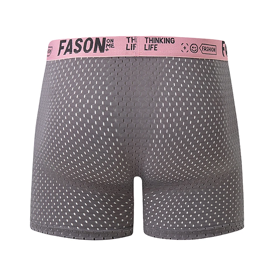 5-piece Set Of Men's Solid Color Underwear Breathable Quick Drying Fashionable Sporty Comfortable And Suitable For Teenagers