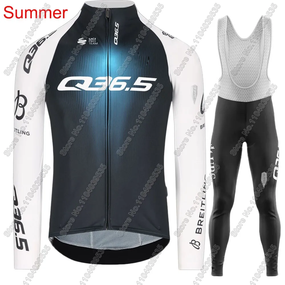 Cycling Jersey Set Men Summer Long Sleeve Clothing Suit MTB Bike Road Pants Bib