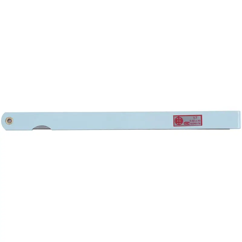 Feeler Gauge 200mm Long 17 Leaves 0.02mm-1.0mm Gap Thick Measure Feeler Gauge