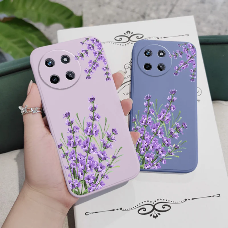 Romantic Grass Liquid Silicone Phone Case