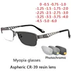 Photochromic Eye Glasses Men Women Myopia Eyeglasses Students Short Sight Eyewear 0 -0.5 -1 -1.25 -1.5 -1.75 To -6 1