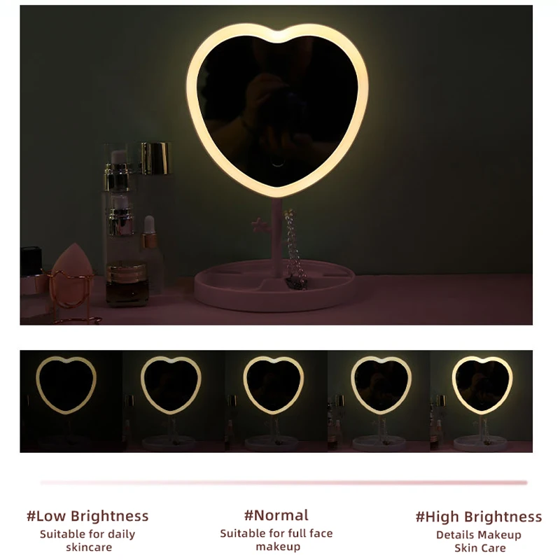Portable LED Vanity Makeup Mirror 4