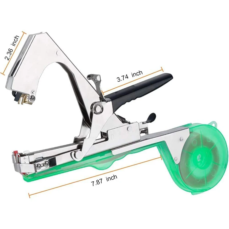 Plant Strapping Machine Plant Tape Tool Packing Vegetable Stalk Branch Hand Strapping Machine With 10/15 Tape Rolls Garden Tools electric hole digger