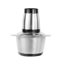 Food Chopper Stainless Steel 2L Electrical Food Processor Meat Grinder Blender Mixer Machine Kitchen Appliances,EU Plug 1