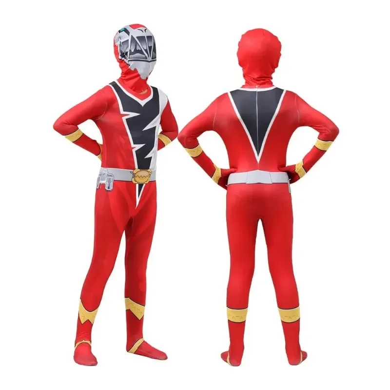 Cosplay Jumpsuit Superhero Cosplay Costume Kids Cosplay Costume Anime Cosplay Kids Ranger Knight Dragon Team Cosplay Costume Jumpsuit Halloween Party Halloween Carnival Suit