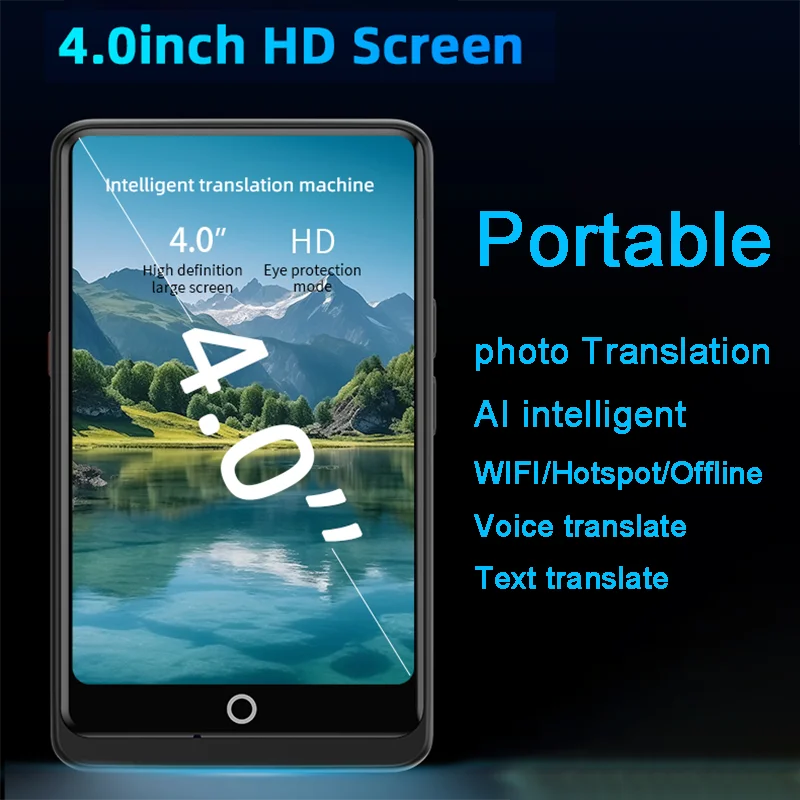 Voice Translator Smart Offline/Photo Translation Portable WiFi Hotspot Link Supports 139 Languages Realtime Voice Text Translation