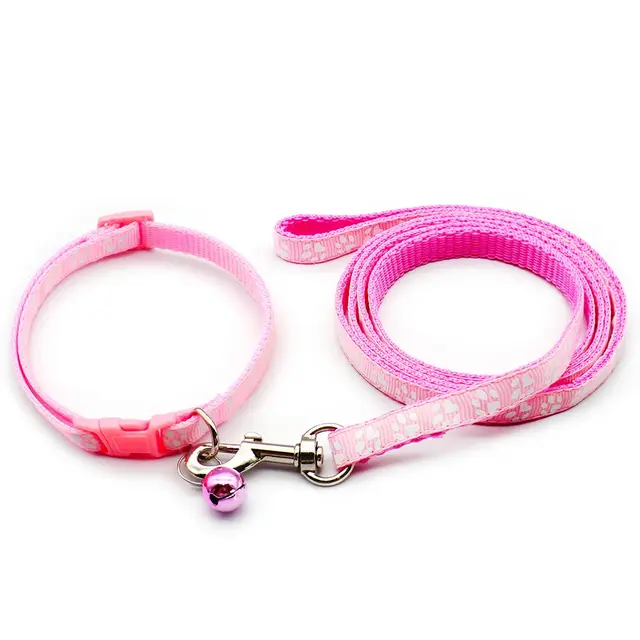 Dog Cat Collar Leash Adjustable Leashes Collar Puppy Outdoor Walking Chihuahua Terrier Schnauzer Outdoor Traction Rope General 5