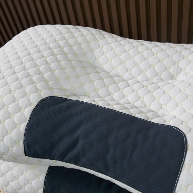 Neck Pillow Help Sleep Protect Neck Cervical Orthopedic Household Soybean Fiber Massage SPA Pillow for Sleeping