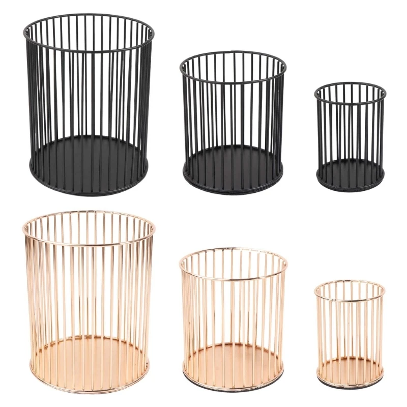 

Metal Pen Holder Iron Wire Pencil Cup Large Capacity Desktop Makeup Brush Organizer for Bathroom Vanity Countertop