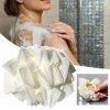 2-in-1 Bath Loofah Sponge Multi-purpose cotton exfoliating bath ball 2-in-1 bath ball Exfoliating bath with drawstring bath ball 1