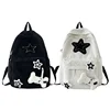 Y2K Girls Star Pattern Laptop Backpack Teen Student Large Capacity School Bookbag Corduroy Rucksack Double Strap Shoulder Bag 4