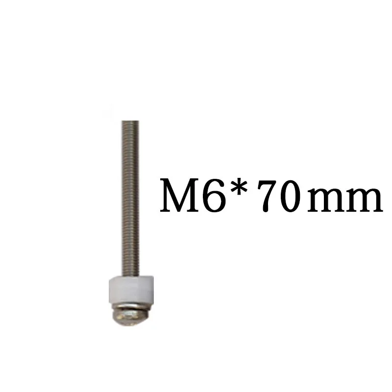 2pcs Windsurfing fins 316 stainless steel M6 * 80mm or 100mm Fixed installation Power Tuttle Deep Tuttle trim fin box M6 screw