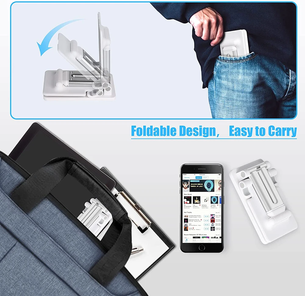 Universal Phone Holder Tablet Stands Mobile Smartphone Support Tablet Desk Desktop Portable Adjustable Table Cell Phone Holder 4