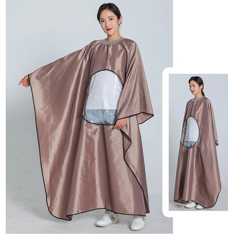 Salon Professional Hair Styling Cape Barber Hair Cutting Coloring Styling Waterproof Silicone Collar Cape Hairdresser Apron