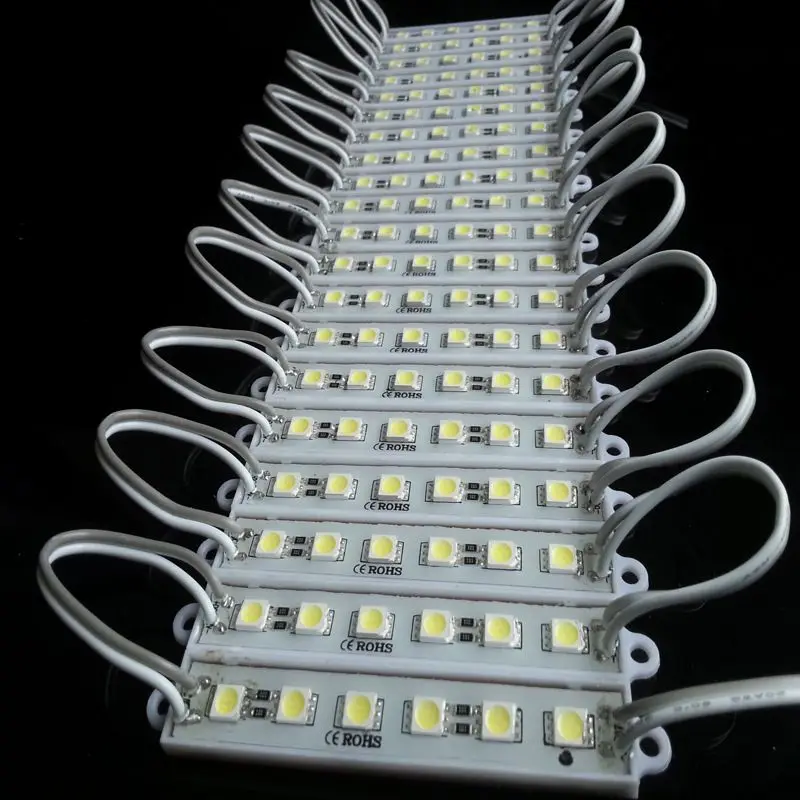 

6 LEDs Super Brightness LED Module Light DC12V Waterproof IP65 Injection Module 5050 SMD LED Sign Light