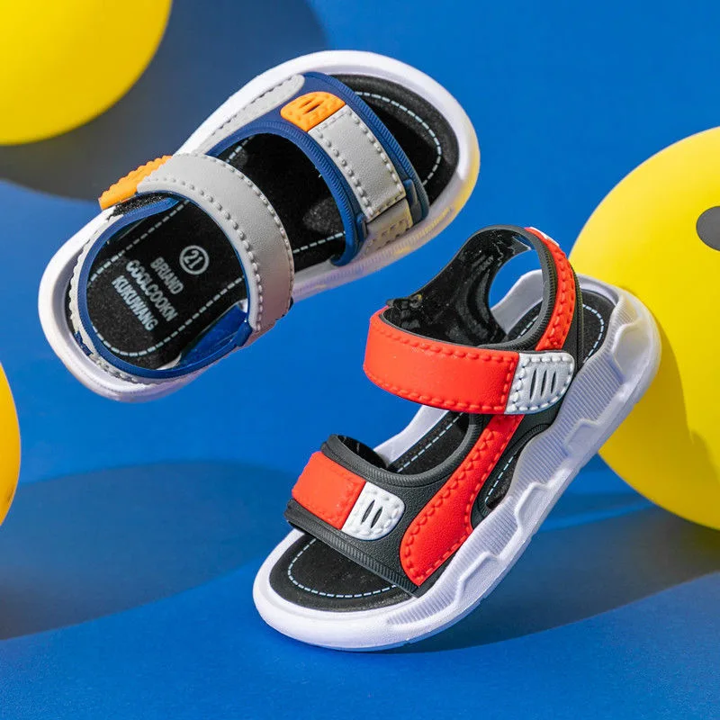 Baby Shoes Kids Shoes Children Sandals Kids Sandals Beach Shoes Boys and Girls Sandals Shoes Soft Soled Children Kids Baby Beach Shoe Swimming Shoe Outdoor Sandal Roman Slippers 21-35 Size