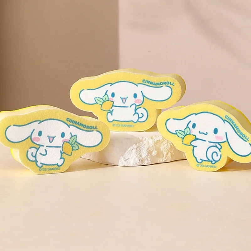 3 個サンリオかわいいハローキティクリーニングスポンジシナモロール
