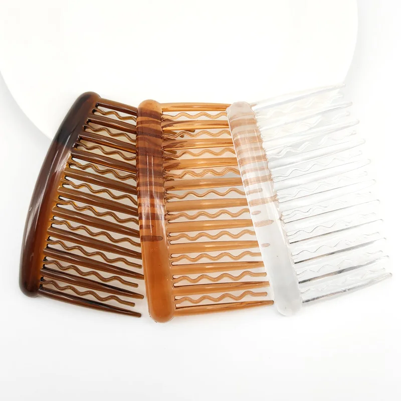 21-Zähniger Französischer Gedrehter Haarkamm - Einfaches und Stilvolles Haaraccessoire für Frauen und Mädchen – Detail 4