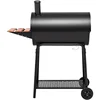 Royal Gourmet CC1830V 30 Barrel Charcoal Grill with Wood-Painted Side Front Table, 627 Square Inches Cooking Space 4