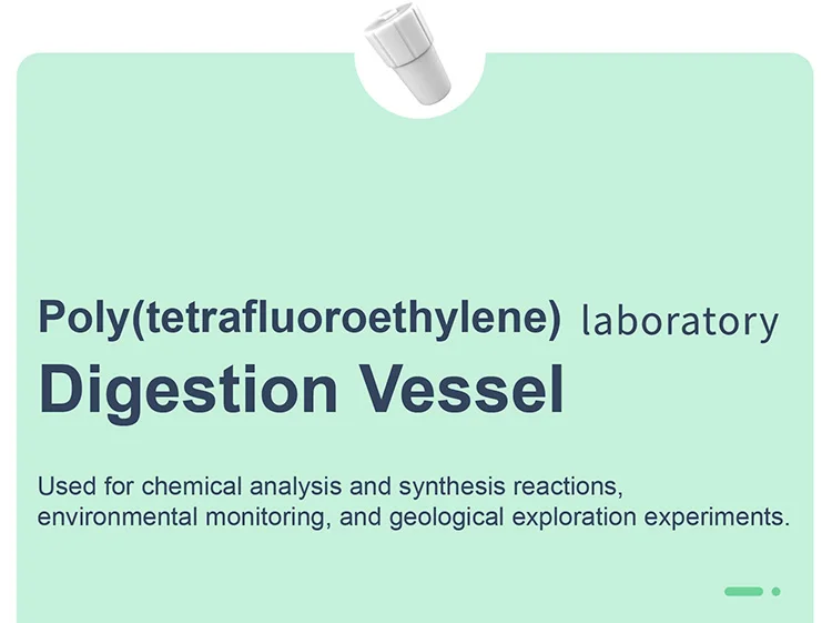 PTFE Microwave COD Digestion Vessel 30ml 50ml 100ml High Temperature Acid Resist