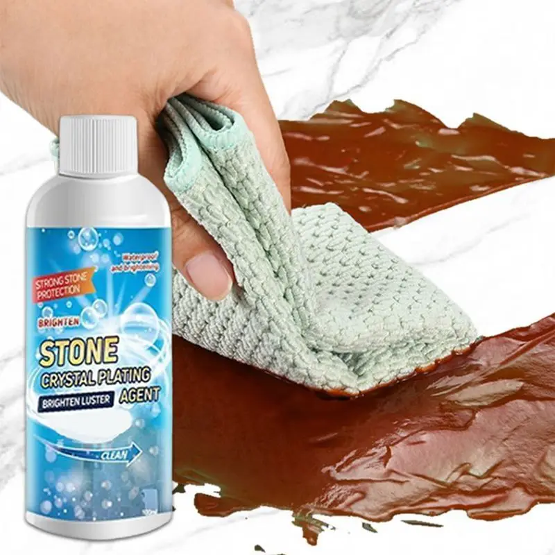 100-500ml Stone Crystal Plating Agent Stonework Polishing Coating Agent Marble Quartz Tile