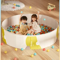 PVC Children's Ocean Ball Pool Indoor Playpen Home Baby Thickened Toy Macaron Color Wave pool Kids Swimming Pool Baby Playground 1
