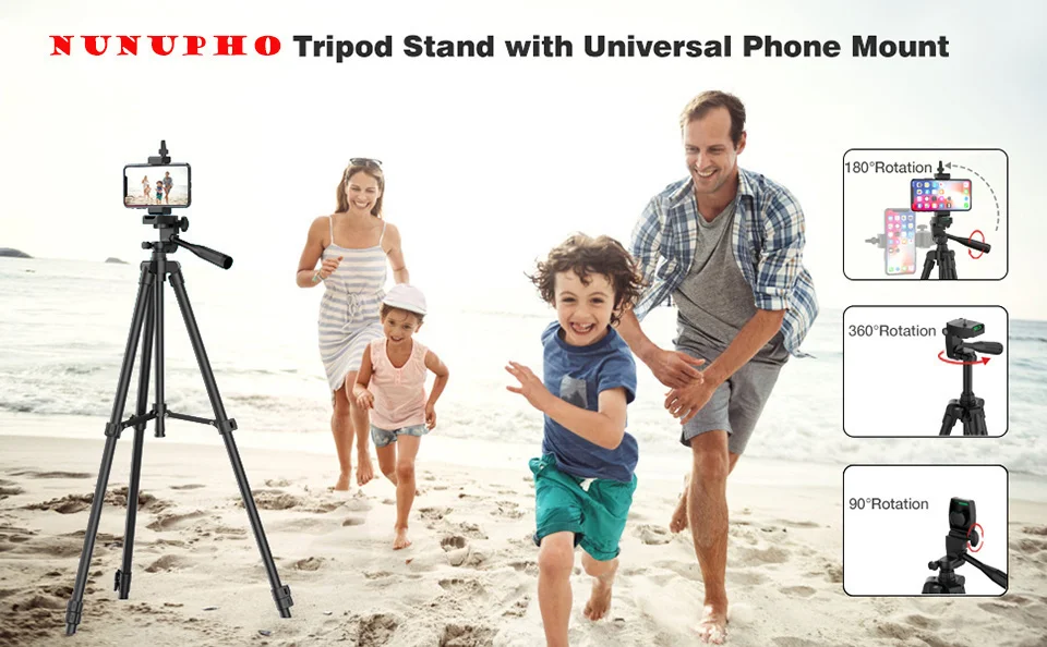 Universal Extendable Tripod Stand For Mobile Phones With Bluetooth_voghion.com