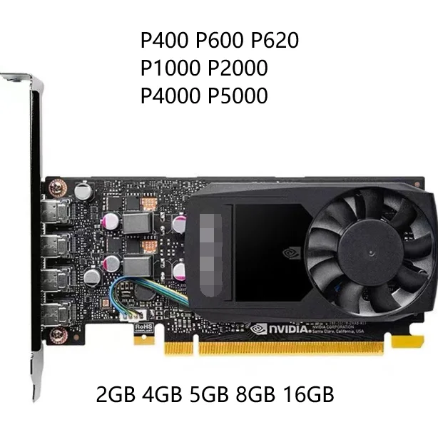 

Для видеокарты P400 P600 P620 P1000 P2000 P4000 P5000 2G 4G 5G 8 ГБ 16 ГБ