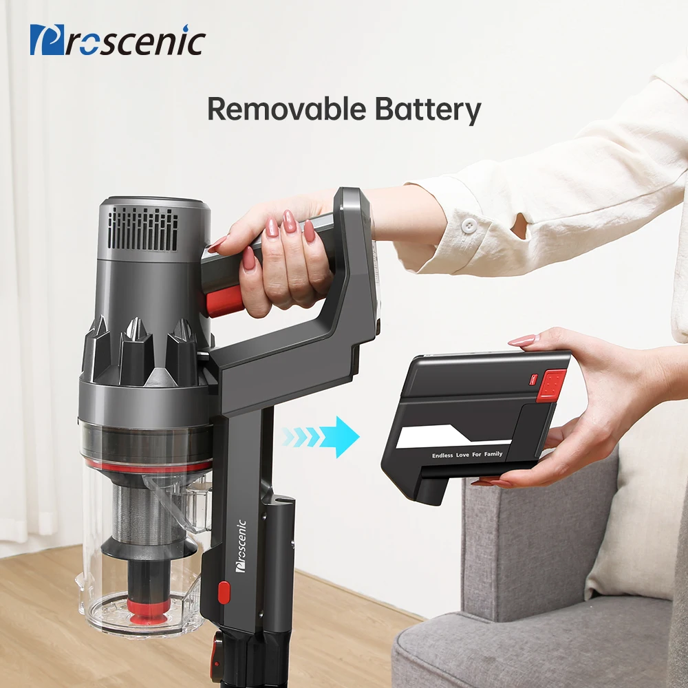 Proscenic P11 26KPA Handheld Wireless auto Vacuum Cleaner, Portable  Rechargeable Home Mop Vacuum, 3 Adjustable Suction Modes - AliExpress