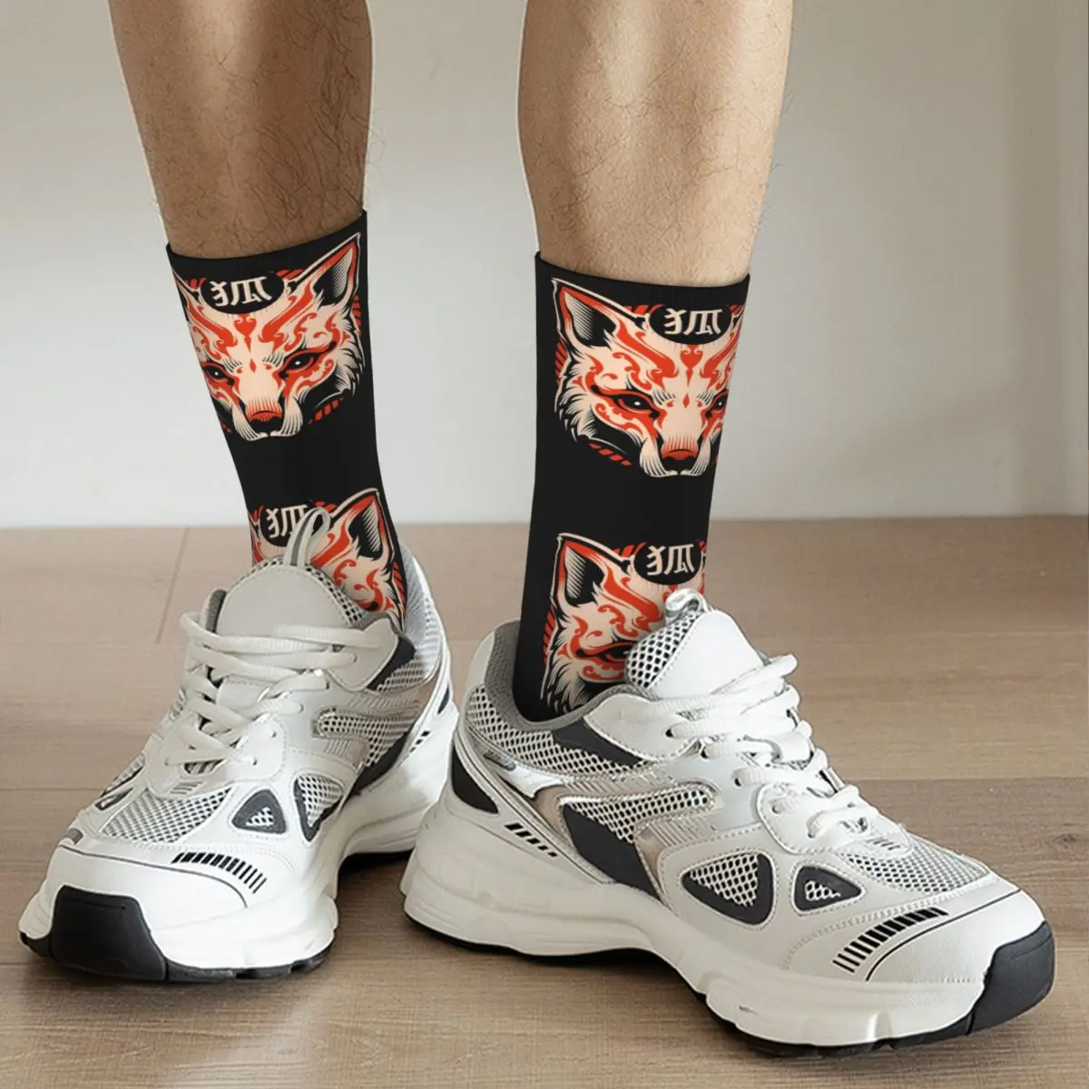 Kitsune ,Fox - Japan Animal Adult Socks Unisex socks,men Socks women Socks monkey japan animal series adult socks unisex socks men socks women socks