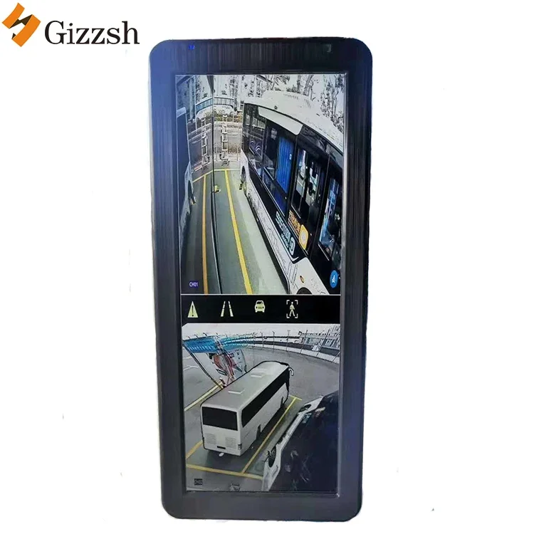 12.3inch electronic rearview mirror monitor truck bus side mirror blind spot monitoring camera system