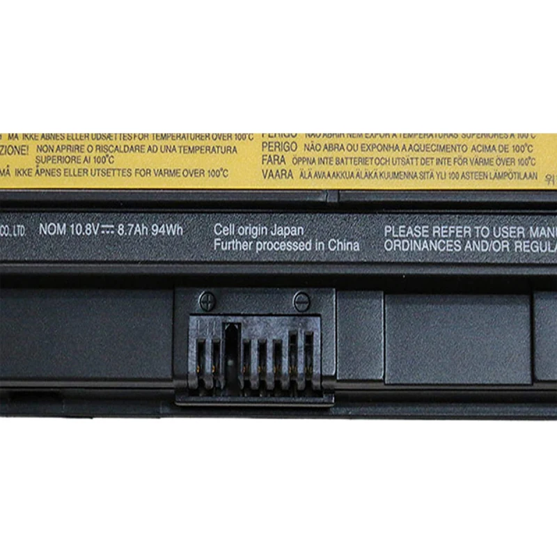 Bateria do Portátil para Lenovo Thinkpad Cell Lithium Ion Battery 44 ++ 94wh Extended Life System para X220 X230 Novo X230 - Imagem 6