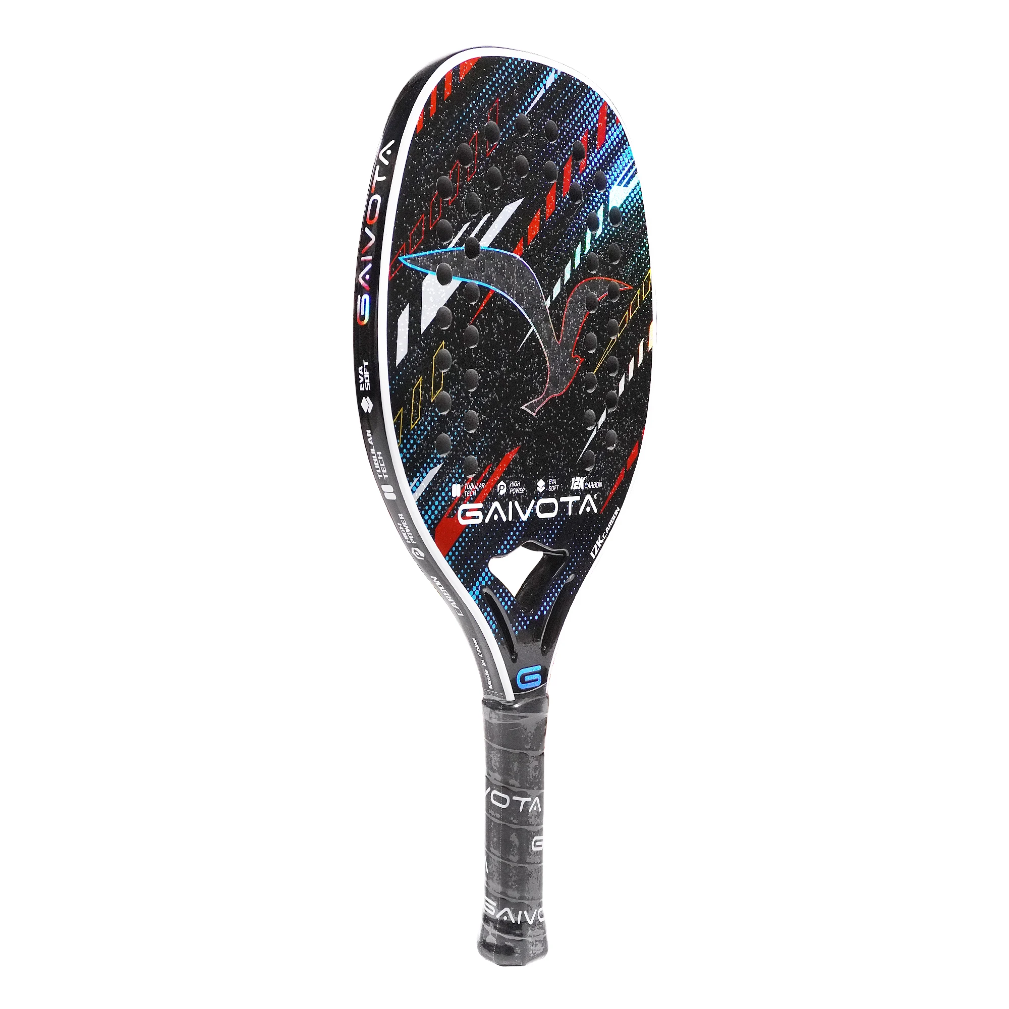 Beach Tennis Racket Carbon Fiber 12K thick 20MM racket surface treatment+bag GAIVOTA 2025 professional