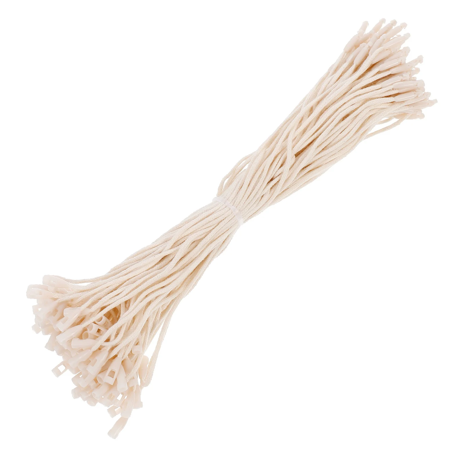 

Hanging Tag Rope Fastener Security Loop Price Universal Snap Locks Cotton Ropes Clothing Labels