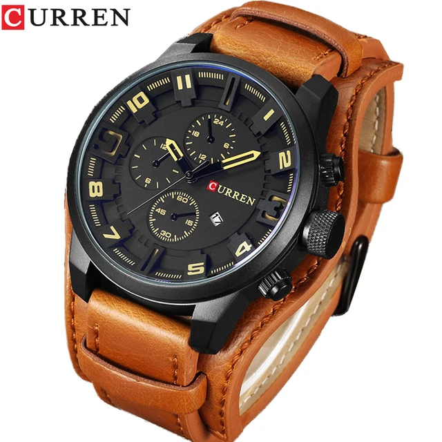 CURREN Men's Watches Top Brand Luxury Fashion&Casual Business Quartz Watch Date Waterproof Wristwatch Hodinky Relogio Masculino 1