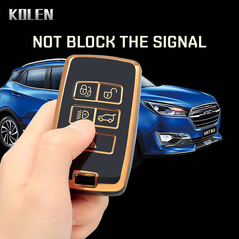 랜드 로버 레인지 로버 Evoque 디스커버리 스포츠 Velar For Jaguar XE E-PACE XF 액세서리 용 TPU 자동차 원격 키 케이스 커버 셸