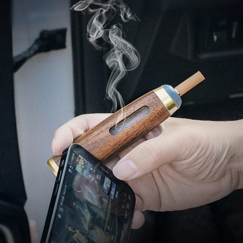 Cigarettes Ashtray Wood Ashtray for 5.2/6.8/7.8mm Cigarettes