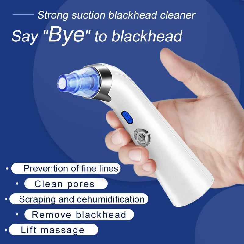 

Electric Vacuum Suction Blackhead Remover Face Nose Black Spots Removal Acne Cleaner Facial Deep Pore Cleaner Beauty Skin Tool