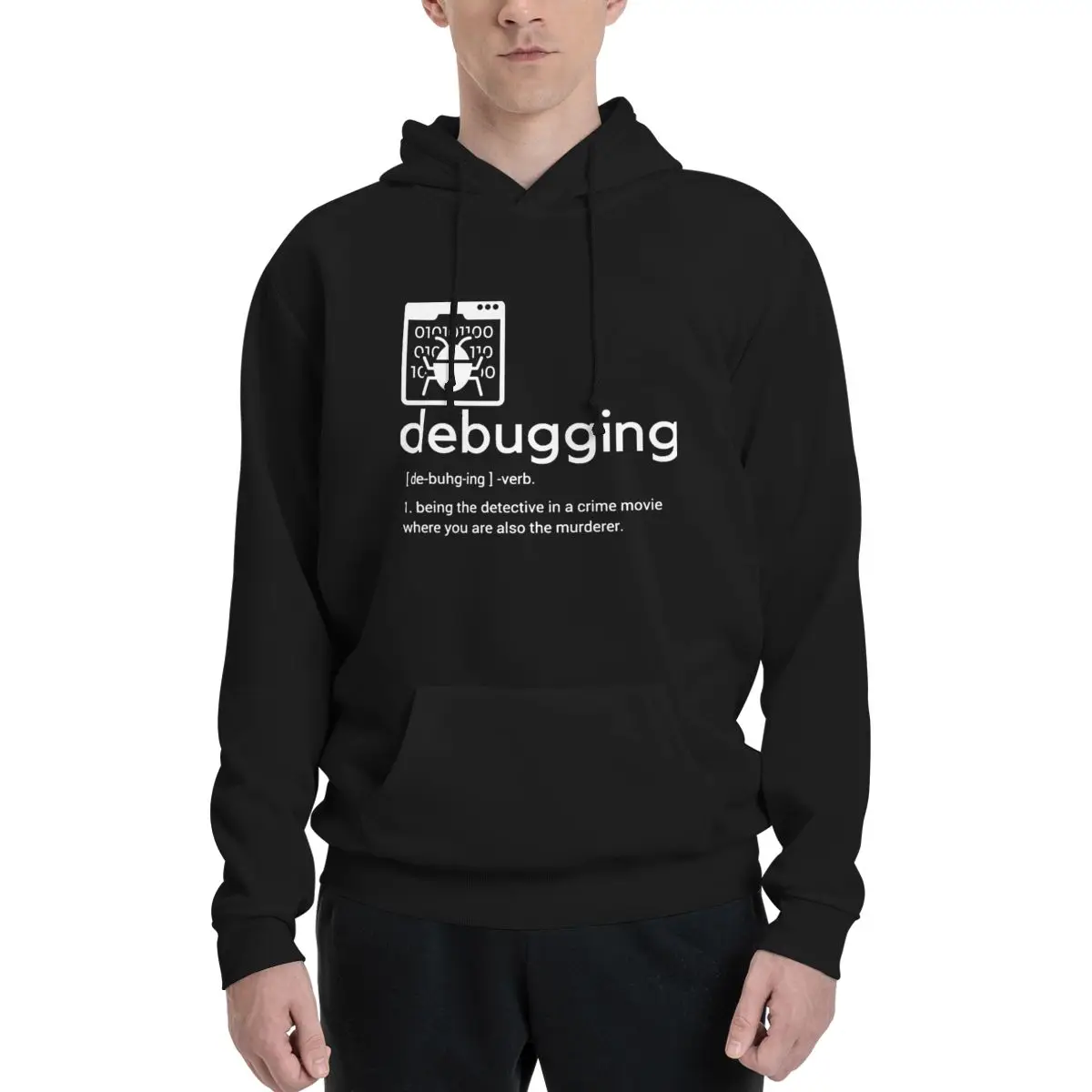 

Debugging Definition Programmer Coding 12 Couples Plus Velvet Hooded Sweater Fitness cute With hood Hoodie Classic High quality