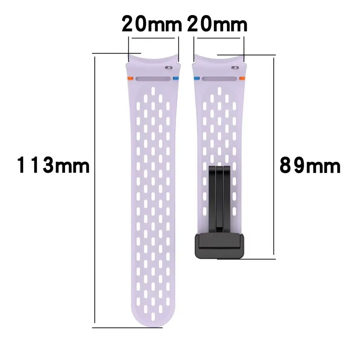 Magnetic Buckle Silicone Sport Band