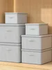 Foldable Household Storage Box for Clothes Pants Snacks Drawer-type Wardrobe Clothing Packing Basket Nonwoven Fabric Artifact 4